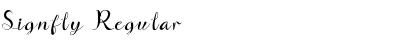 Signfly Font