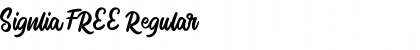 Signlia FREE Font