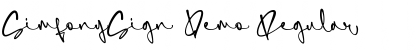 SimfonySign-Demo Font