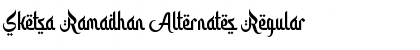 Sketsa Ramadhan Alternates Font