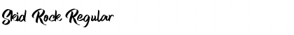 Download Skid Rock Font Download Skid Rock Font