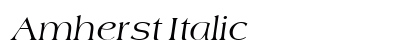 Amherst Italic Preview