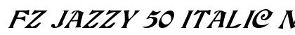 FZ JAZZY 50 ITALIC Normal preview