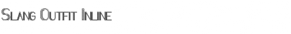 Slang Outfit Inline Font Slang Outfit Inline Font