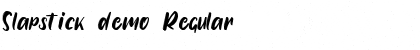 Slapstick demo Font