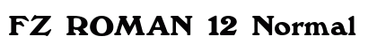 FZ ROMAN 12 Normal preview