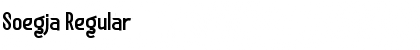 Soegja Regular Font