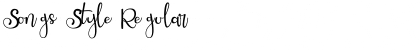 Songs Style Font