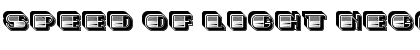 Speed of Light Negative Font