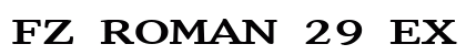 FZ ROMAN 29 EX Normal preview