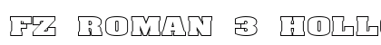 FZ ROMAN 3 HOLLOW EX Normal preview
