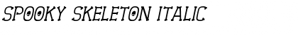 Spooky Skeleton Font