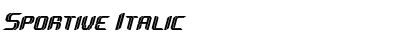 Sportive Font