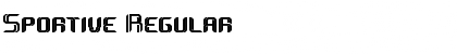 Sportive Regular Font