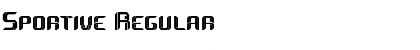 Sportive Regular Font