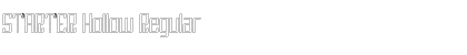 STARTER Hollow Font