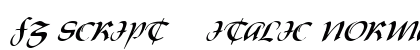 FZ SCRIPT 19 ITALIC Normal preview
