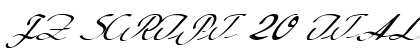 FZ SCRIPT 20 ITALIC Normal preview