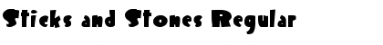 Sticks and Stones Font