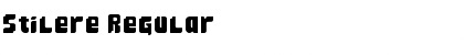 Stilere Font