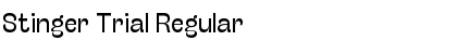 Stinger Trial Regular Font Stinger Trial Regular Font