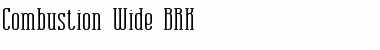Combustion Wide BRK Font