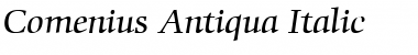 Comenius Antiqua Italic Font