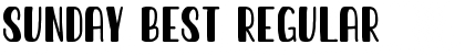 Sunday Best Font