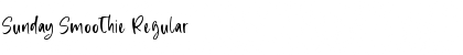 Sunday Smoothie Font
