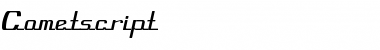 Download Cometscript Font Download Cometscript Font