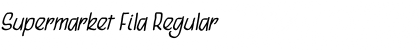 Supermarket Fila Font