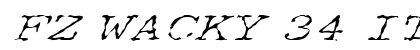 FZ WACKY 34 ITALIC Normal preview