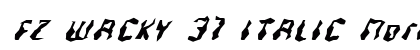 FZ WACKY 37 ITALIC Normal preview