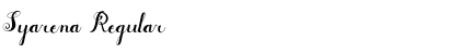 Download Syarena Font Download Syarena Font