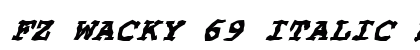 FZ WACKY 69 ITALIC Normal preview