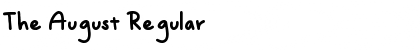 The August Font