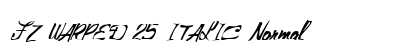 FZ WARPED 25 ITALIC Normal preview