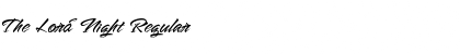 Download The Lord Night Font Download The Lord Night Font
