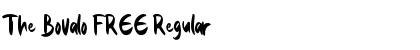 The Bovalo FREE Font