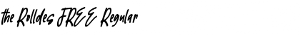 Download the Rolldes FREE Font