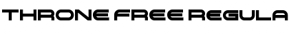 Download THRONE FREE Font Download THRONE FREE Font