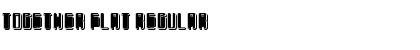 Download Together Flat Font Download Together Flat Font