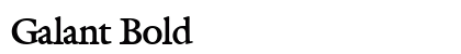 Galant Bold Preview
