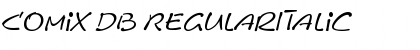 Comix DB RegularItalic Font