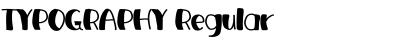 TYPOGRAPHY Font