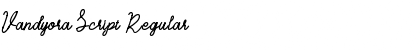 Download Vandyora Script Font Download Vandyora Script Font