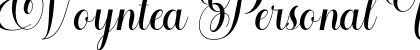Download Voyntea Personal Use Font Download Voyntea Personal Use Font