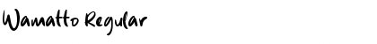 Download Wamatto Font