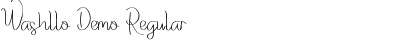 Download Washllo Demo Font Download Washllo Demo Font