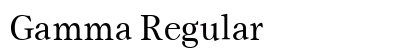 Gamma Regular Preview